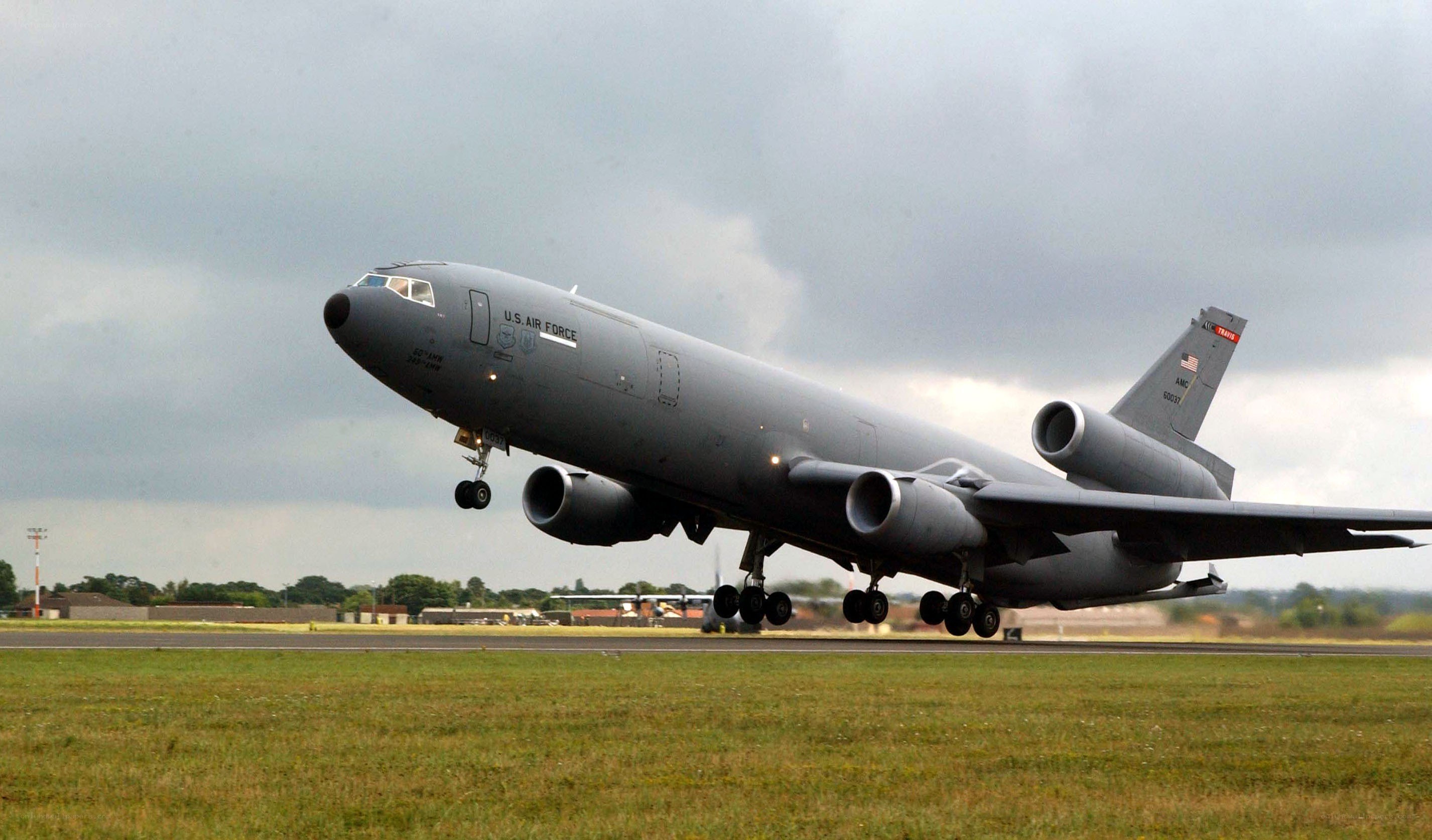 U.S. Air Force aircraft taking off