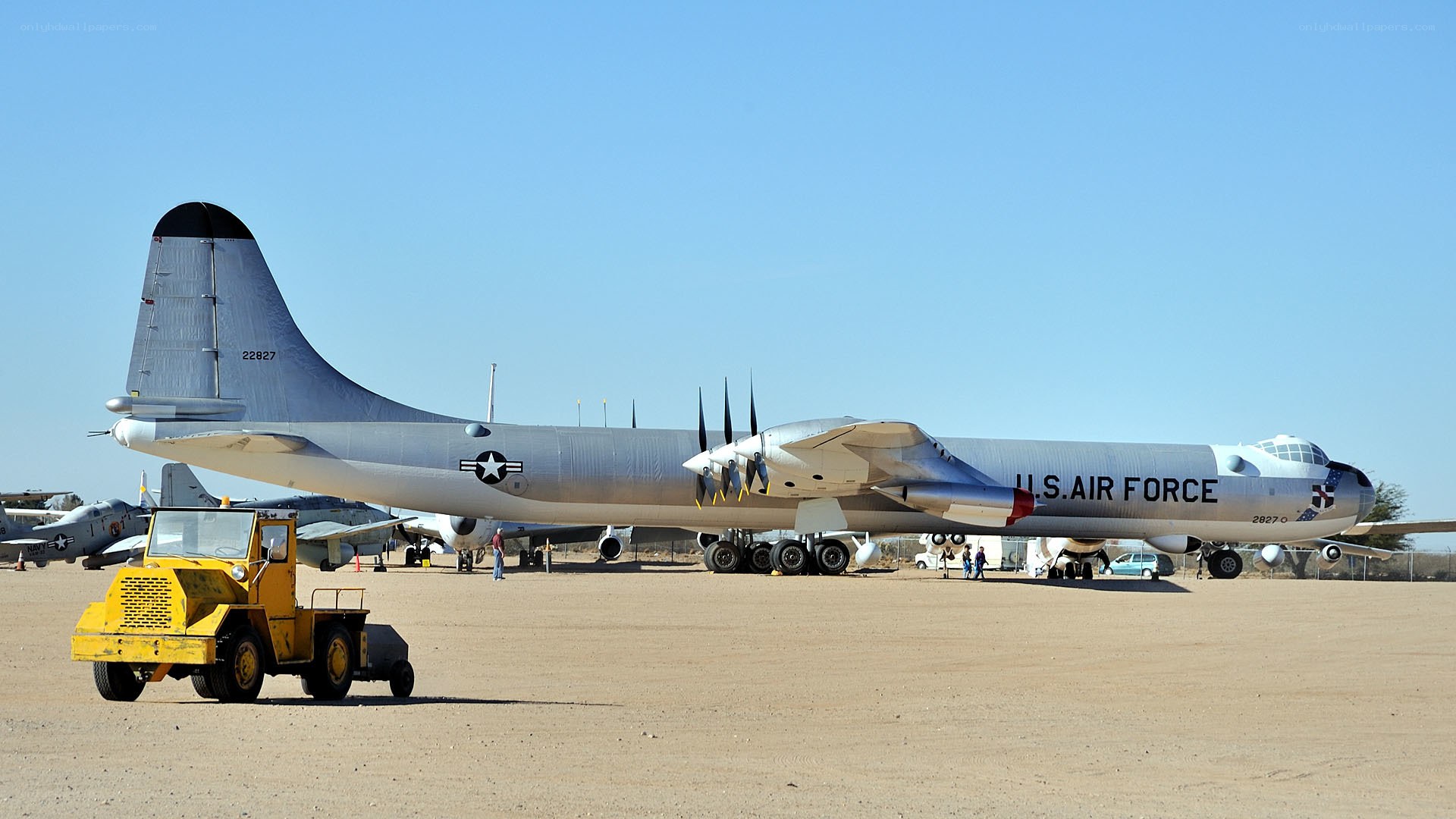 U.S. Air Force bomber on display