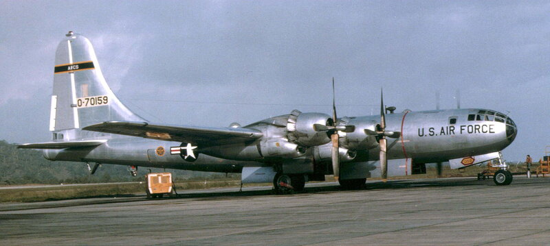 U.S. Air Force bomber on tarmac