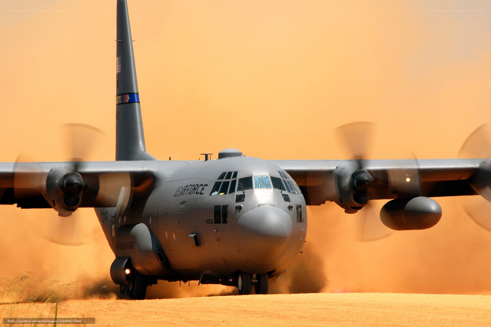 U.S. Air Force C-130 taking off