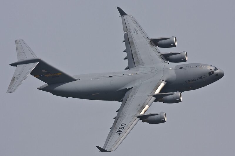 U.S. Air Force C-17 in flight