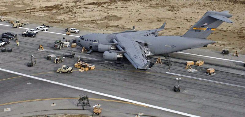 U.S. Air Force C-17 on tarmac