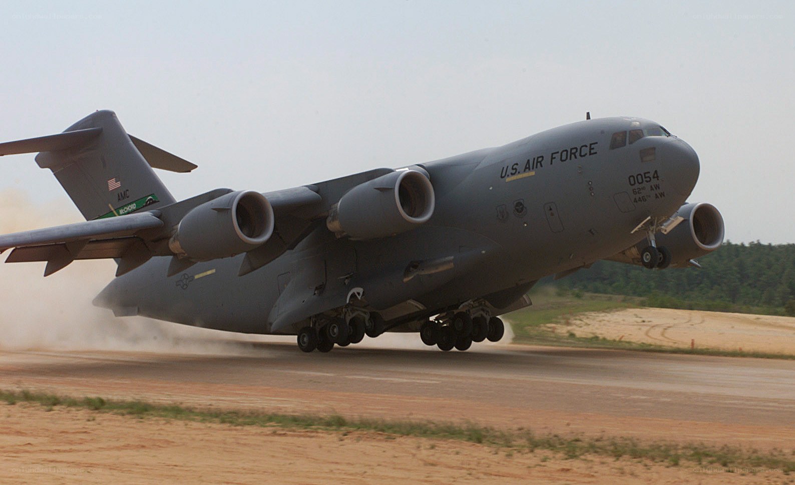 U.S. Air Force C-17 taking off
