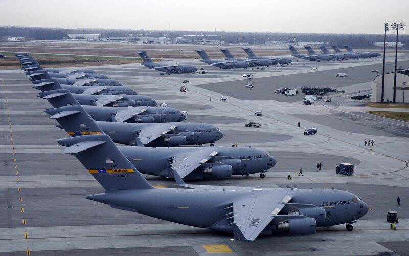 U.S. Air Force C-17s