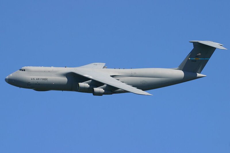 U.S. Air Force Cargo Plane — Blue, Clear