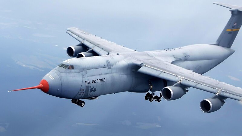 U.S. Air Force Cargo Plane — Gray, Calm, Photograph