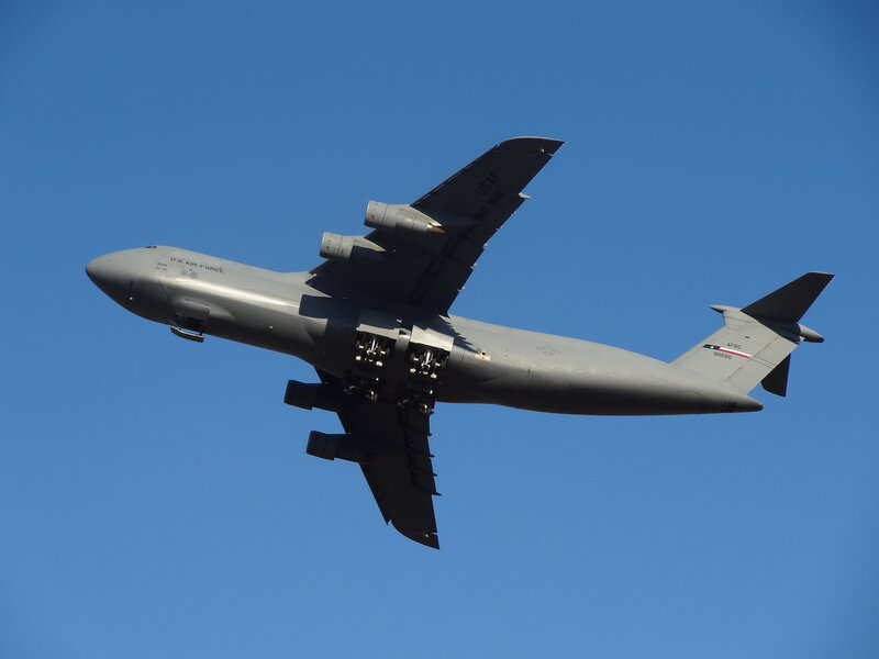 U.S. Air Force Cargo Plane — Gray, Clear