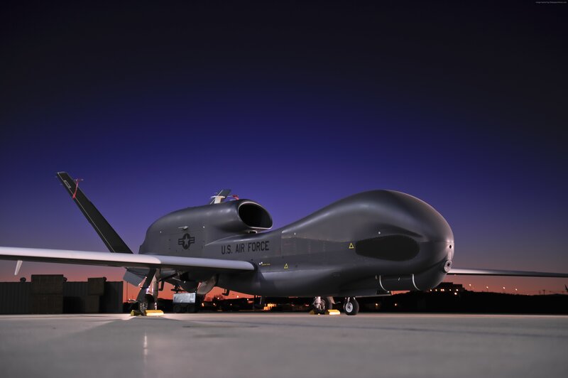 U.S. Air Force Drone — Gray, Dramatic