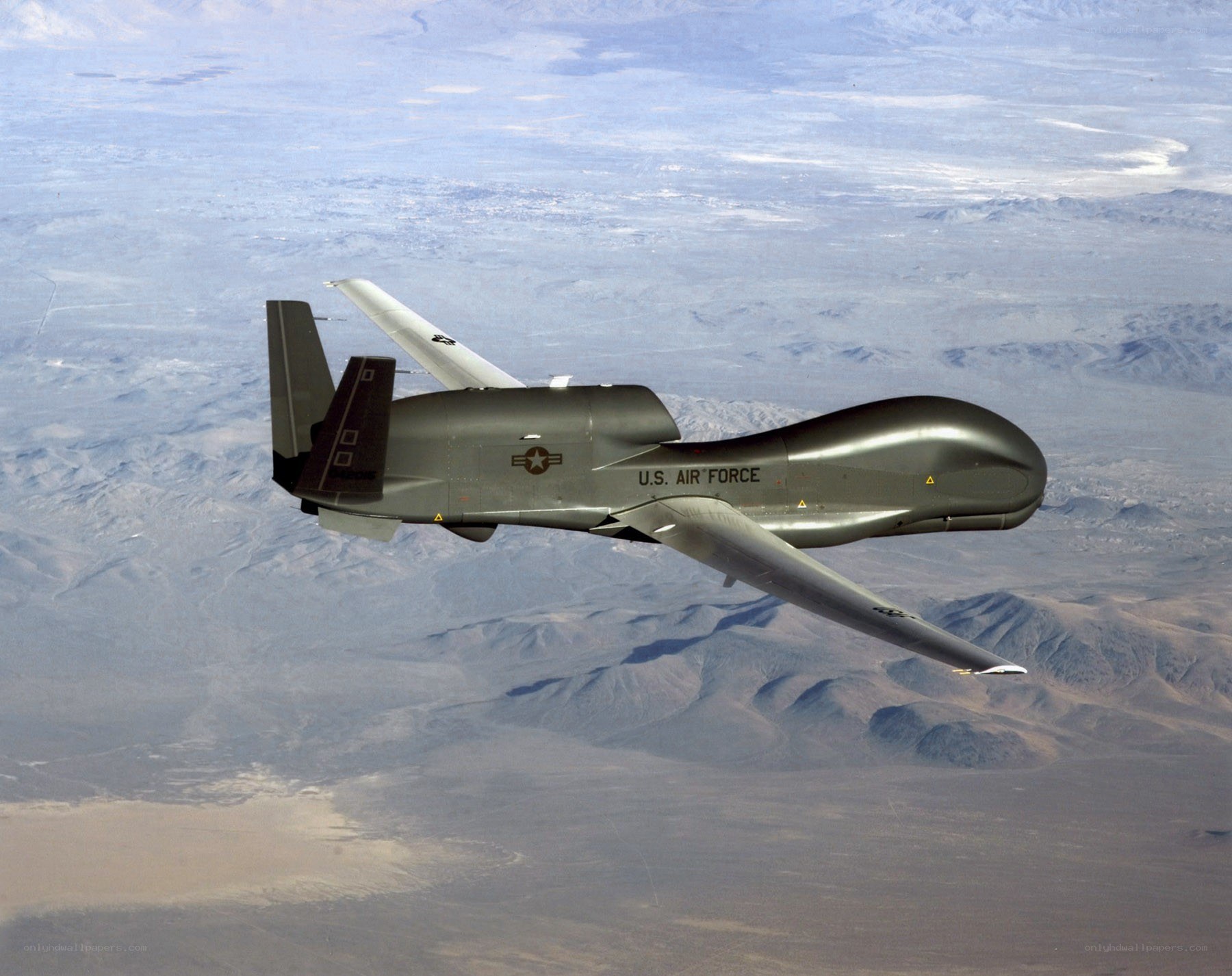 U.S. Air Force drone in flight