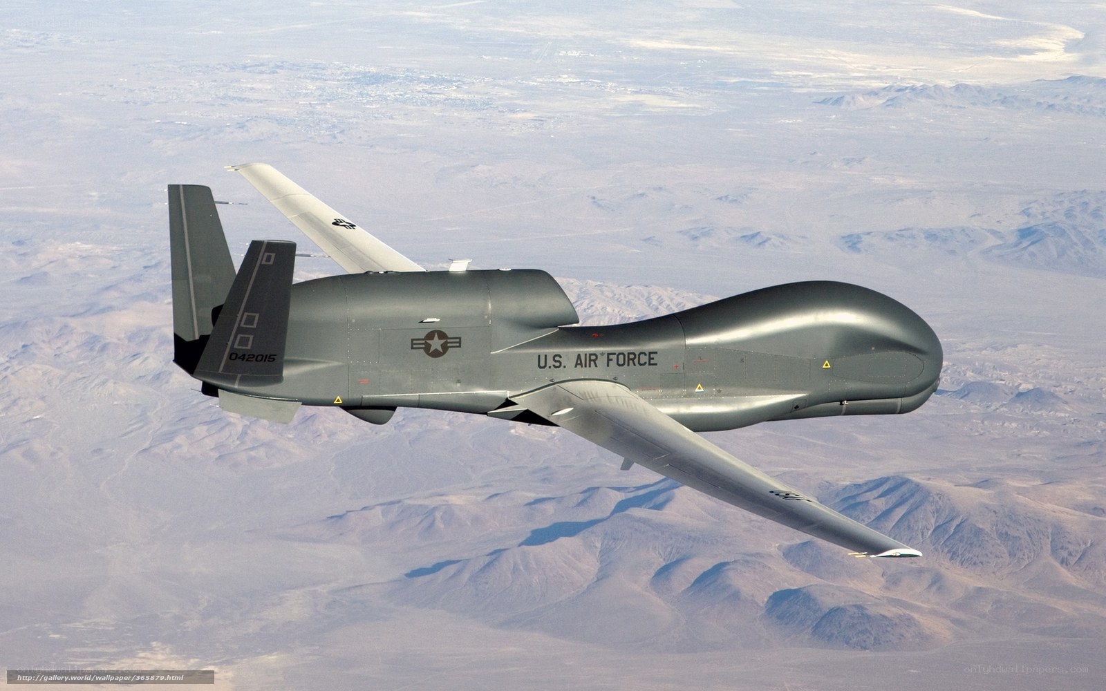 U.S. Air Force drone in flight