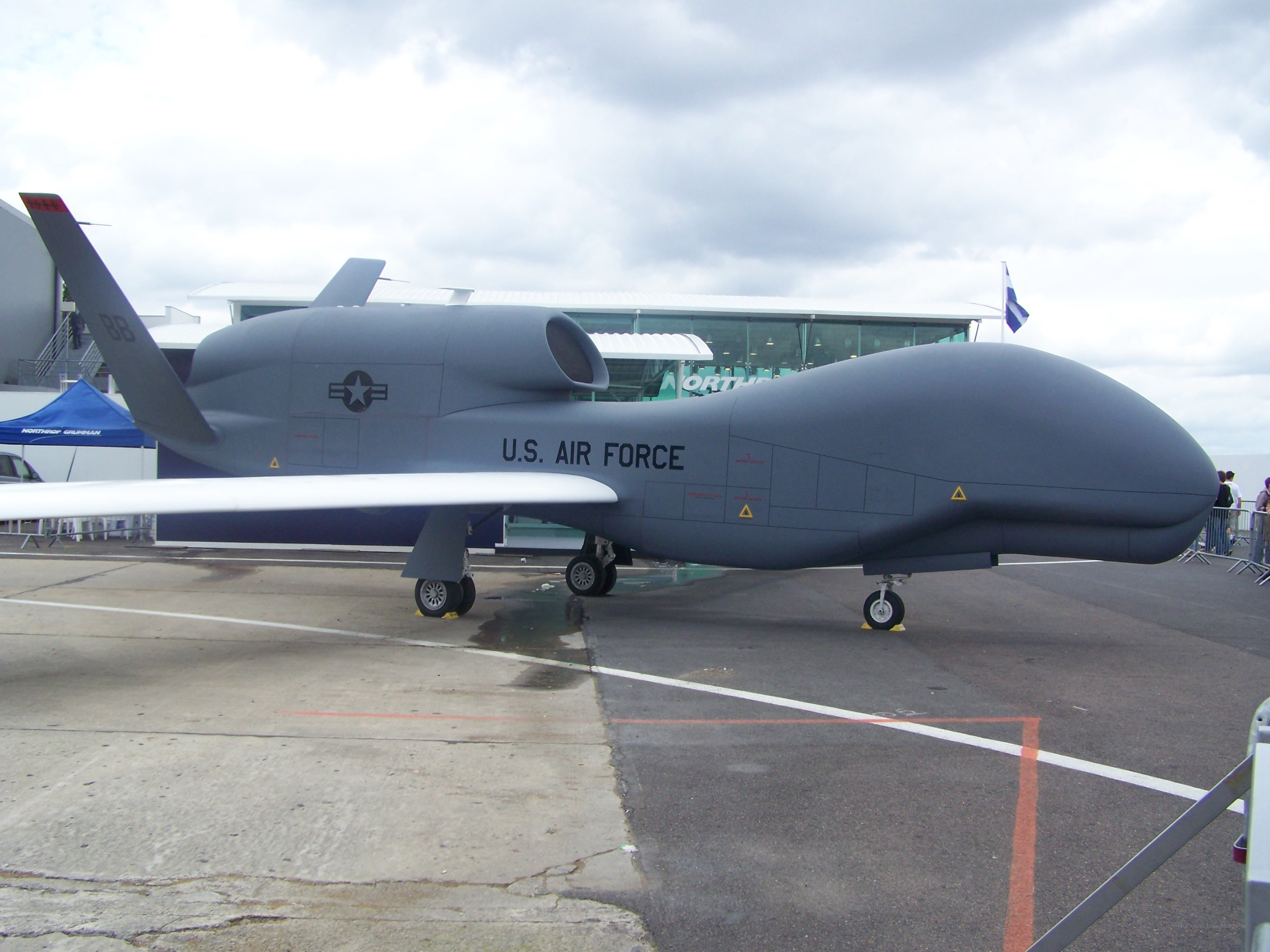 U.S. Air Force drone on display