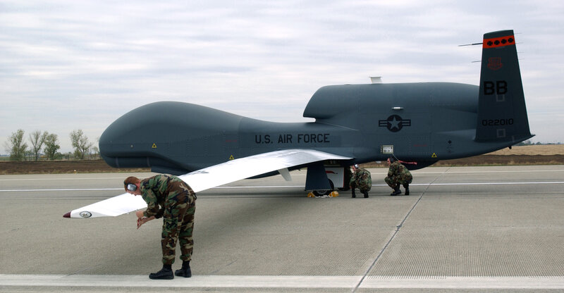 U.S. Air Force drone on tarmac