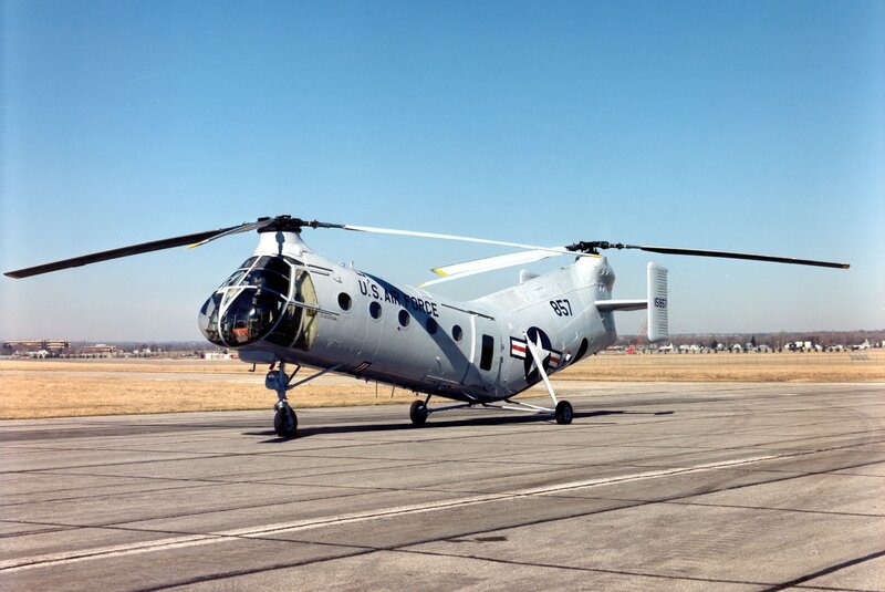 U.S. Air Force helicopter on tarmac