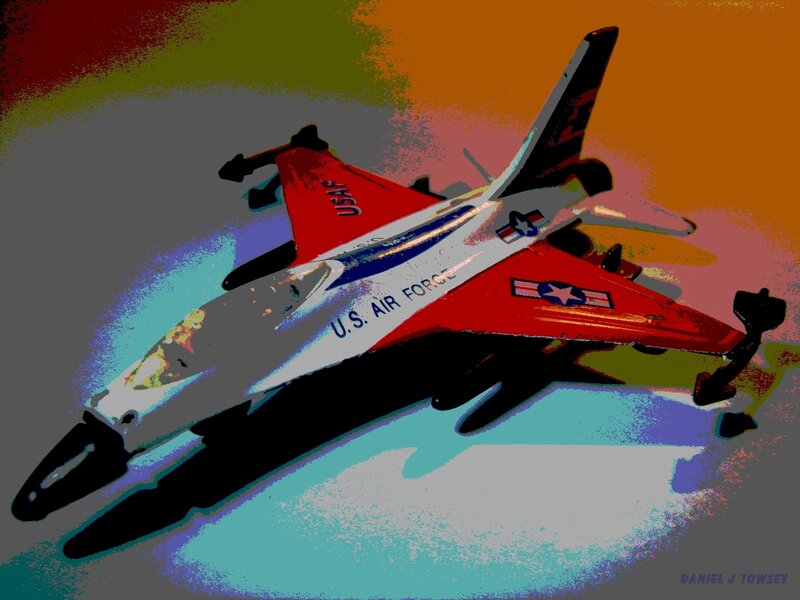 U.S. Air Force jet artwork