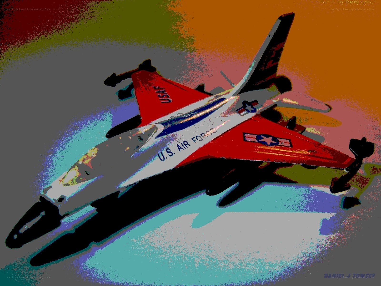 U.S. Air Force jet artwork