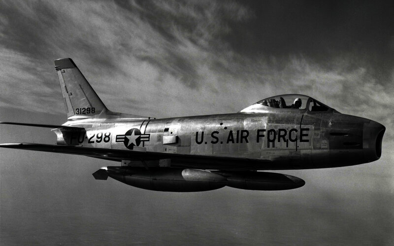 U.S. Air Force Jet — Black, Dramatic, Photograph