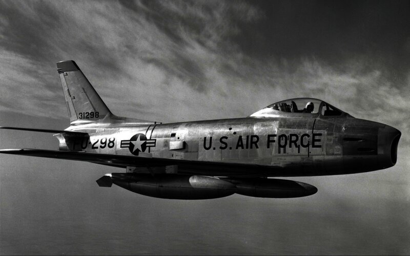 U.S. Air Force Jet — Black