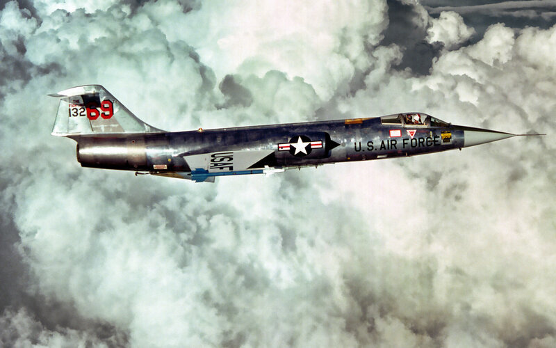 U.S. Air Force Jet — Gray, Dramatic, Photograph, Clouds, Aircraft, Pilot, White