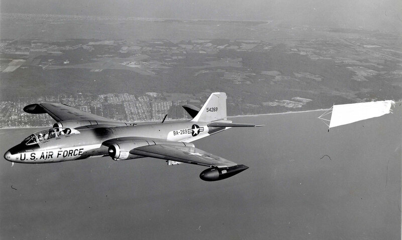 U.S. Air Force jet in flight