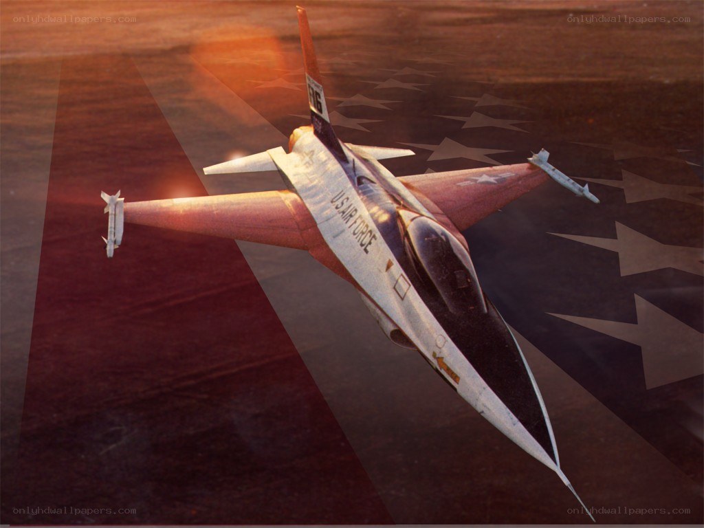 U.S. Air Force jet in flight