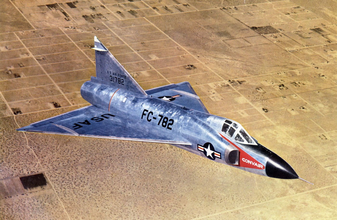 U.S. Air Force jet in flight
