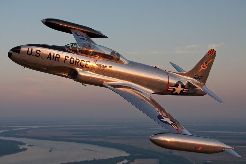 U.S. Air Force jet in flight