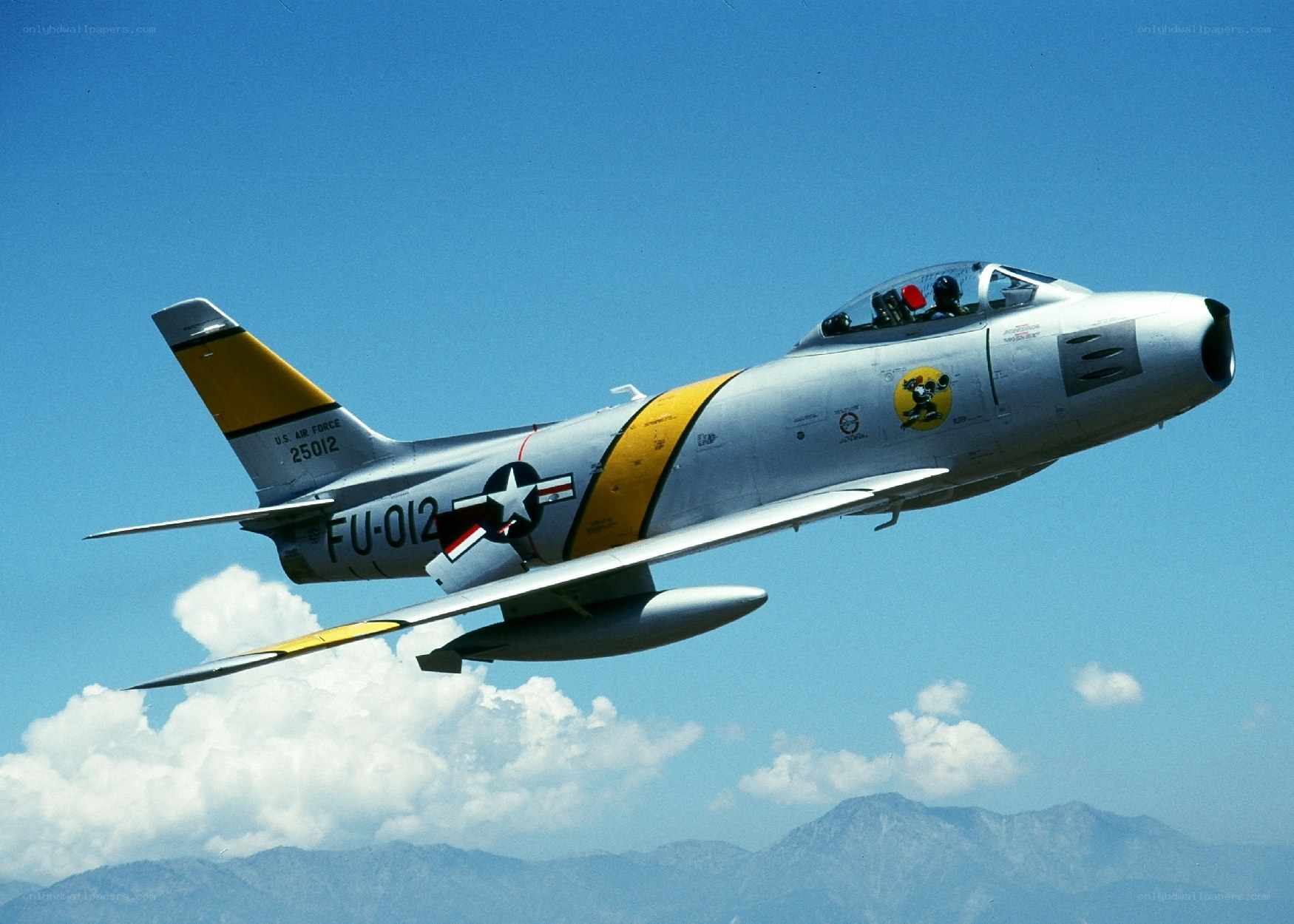 U.S. Air Force jet in flight