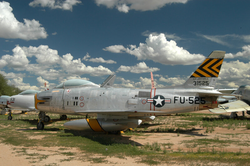U.S. Air Force jet on display