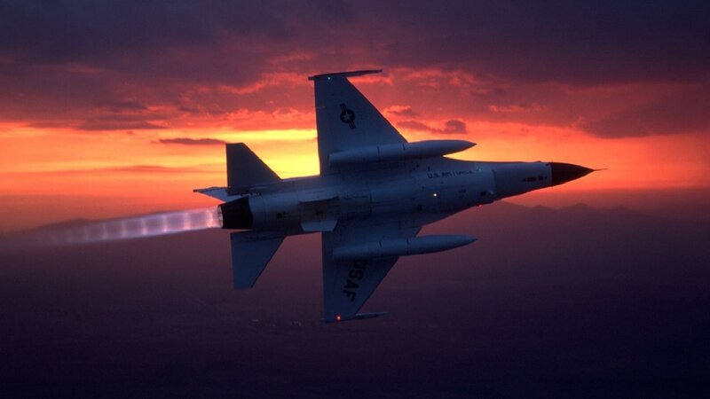U.S. Air Force Jet — Orange