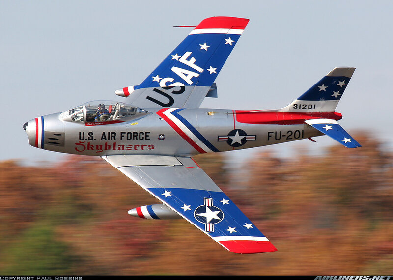 U.S. Air Force Jet — Silver, Dynamic, Autumn
