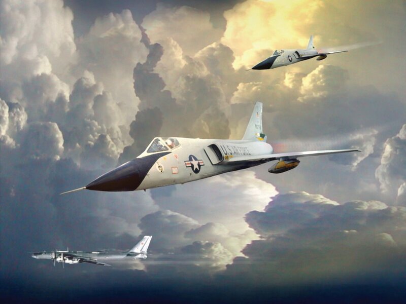 U.S. Air Force Jets — Gray, Dramatic