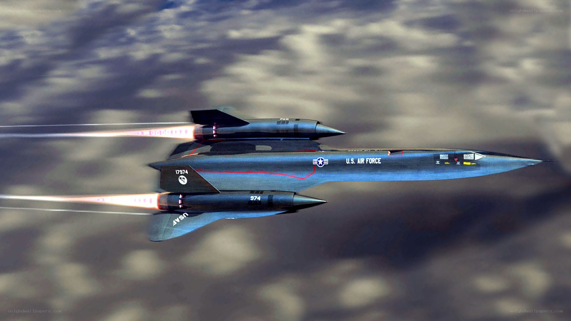 U.S. Air Force jets in flight
