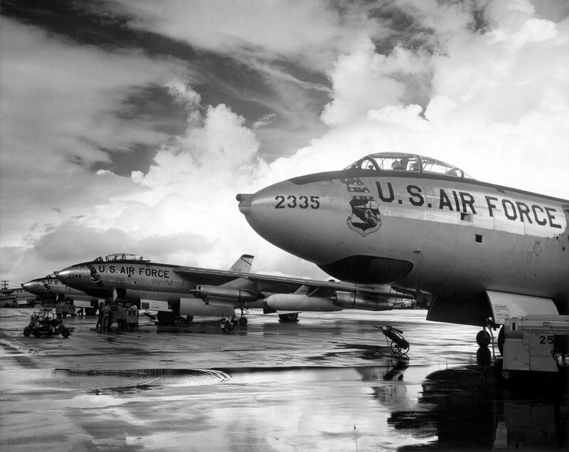 U.S. Air Force jets on tarmac
