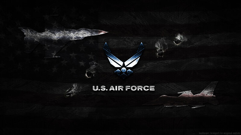U.S. Air Force Logo — Black