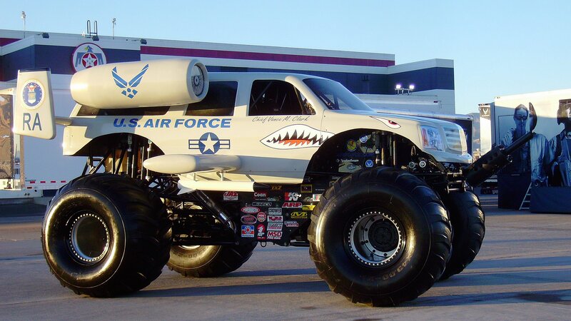 U.S. Air Force Monster Truck — White