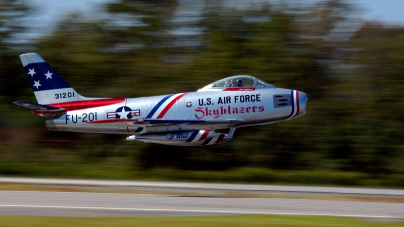 U.S. Air Force Skyblazers jet