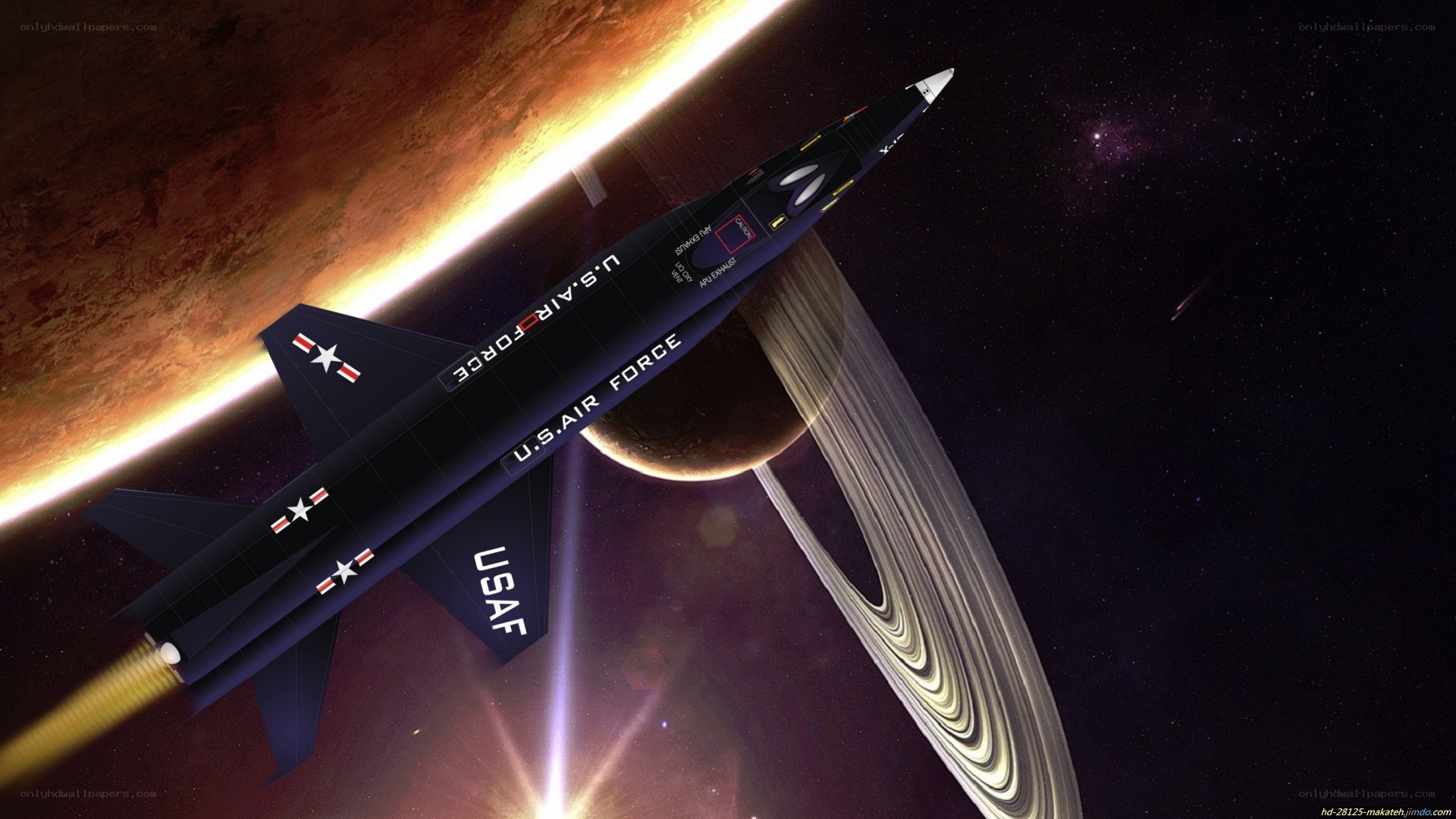 U.S. Air Force spacecraft in space