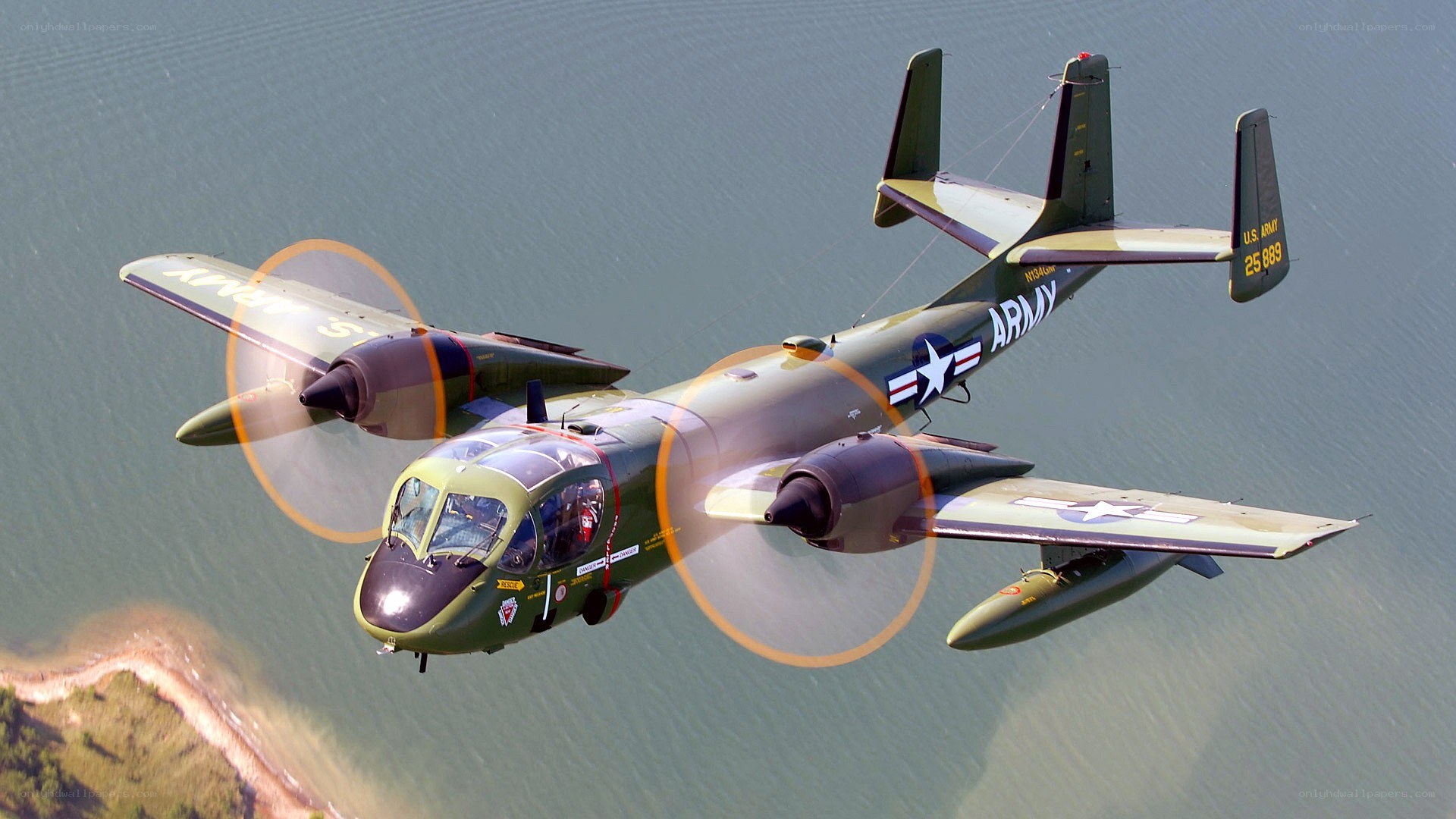U.S. Army aircraft in flight