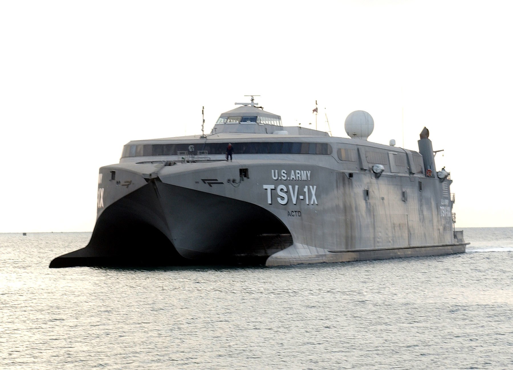 U.S. Army catamaran vessel