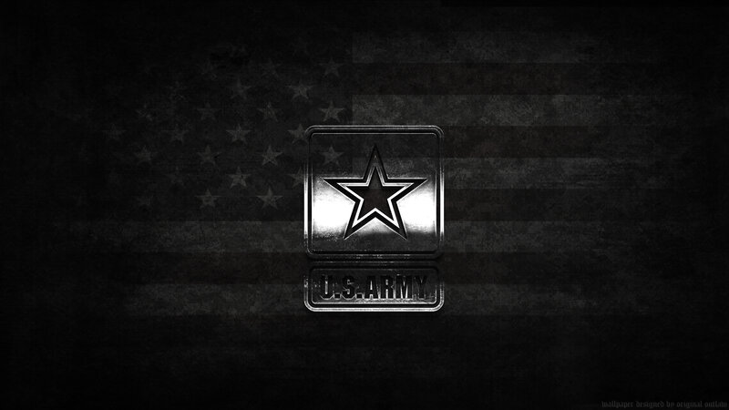 U.S. Army Logo — Black, Serious