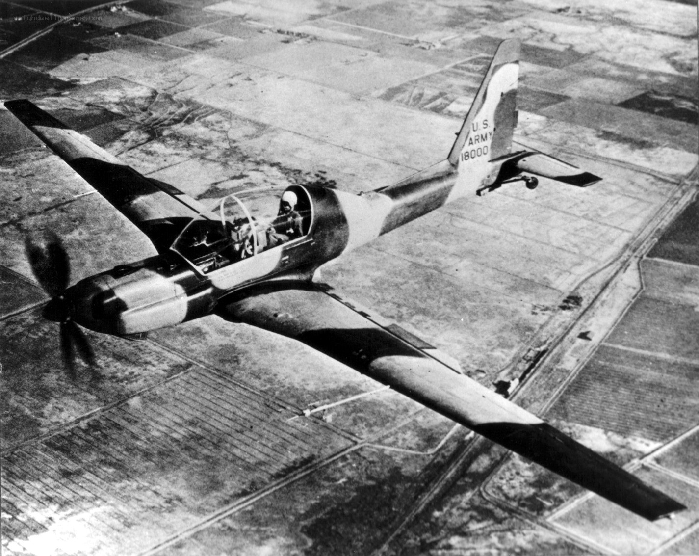 U.S. Army training aircraft in flight