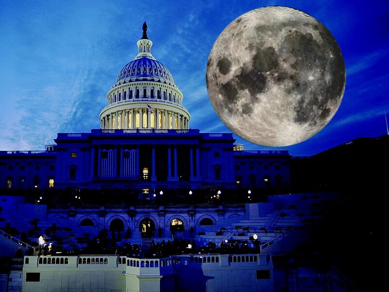 U.S. Capitol Building — Blue