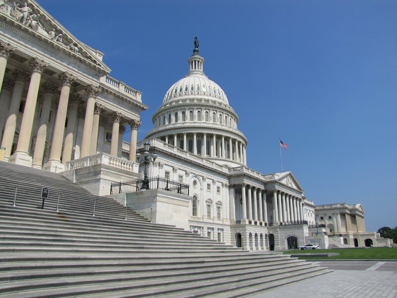 U.S. Capitol Building on a sunny day