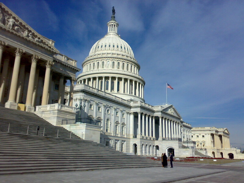 U.S. Capitol Building on a sunny day