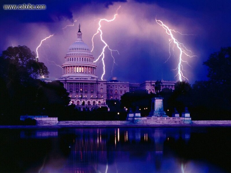 U.S. Capitol Building — Purple, Dramatic