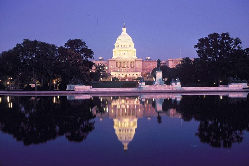 U.S. Capitol Building — Purple, Serene