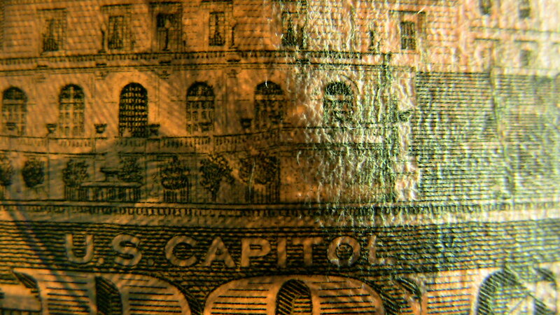 U.S. Capitol on currency