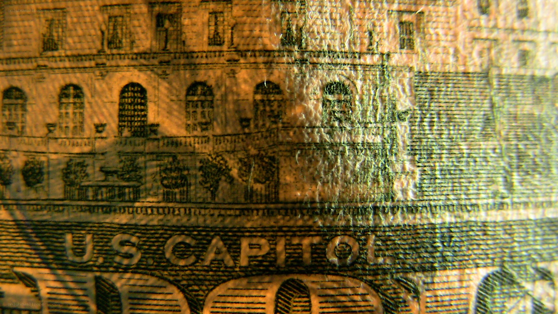 U.S. Capitol on currency