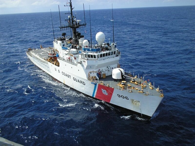 U.S. Coast Guard ship at sea