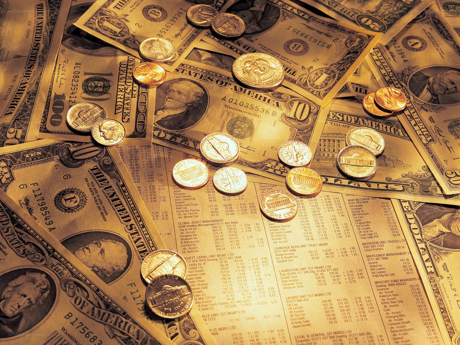 U.S. currency and coins